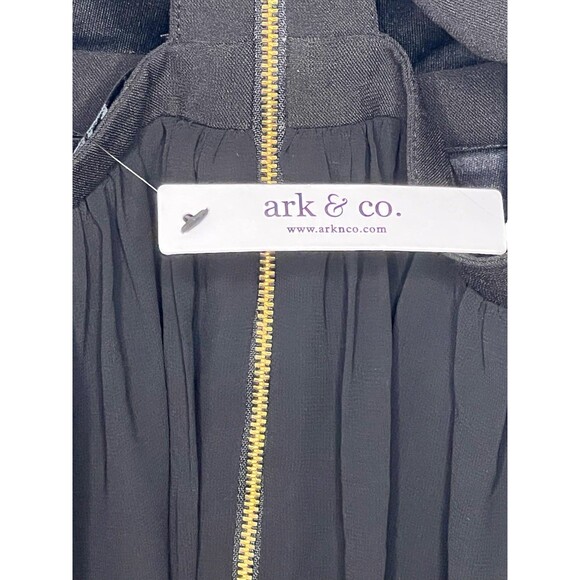 Ark & Co Black Lace Zipper Open Back Dress Size Small - Picture 5 of 5